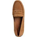Geox D Kosmopolis Suede Women's Camel Moccasins Shoes