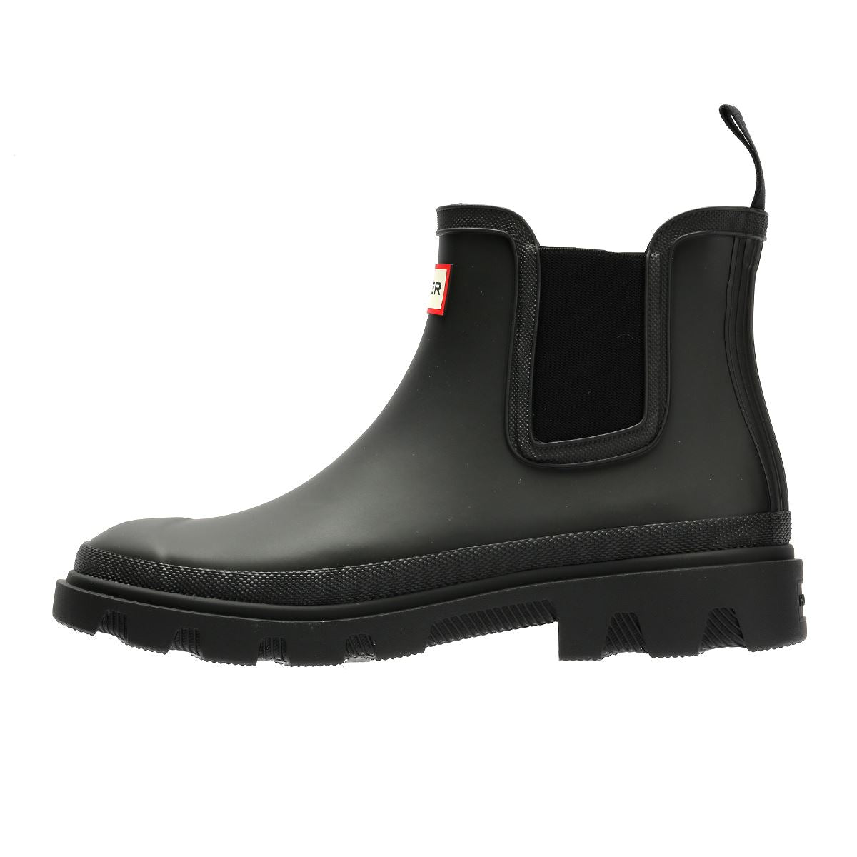 Hunter Downpour Chelsea Rubber Women's Black Wellington Boots