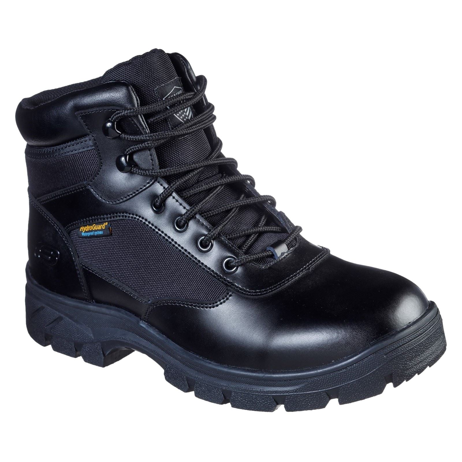 Skechers Workwear Wascana Benen WP Tactical Leather Men's Black Safety Boots