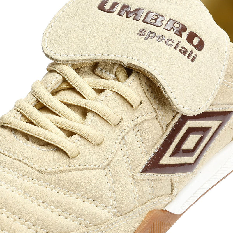 Umbro Speciali TR Suede Cream/Dark Brown/White Trainers