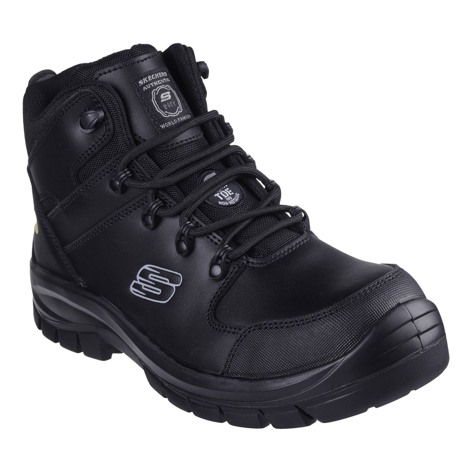 Skechers Workwear Trophus Kilram Leather Men's Black Safety Boots