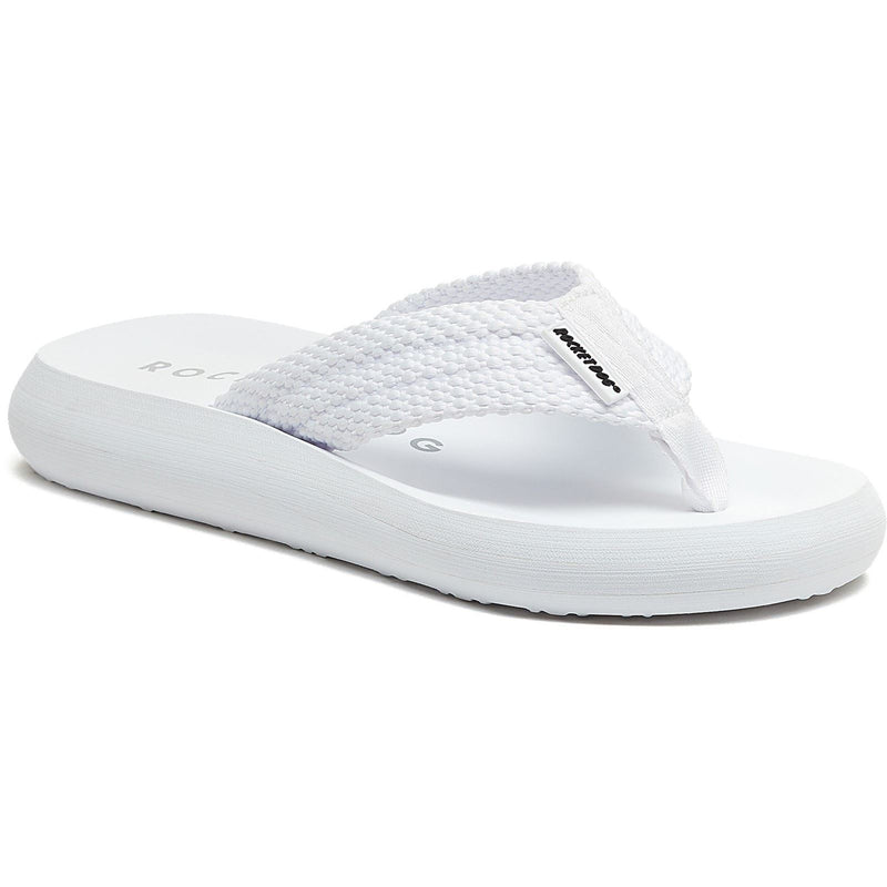 Rocket Dog Sunset Webbing Cotton Women's White Sandals