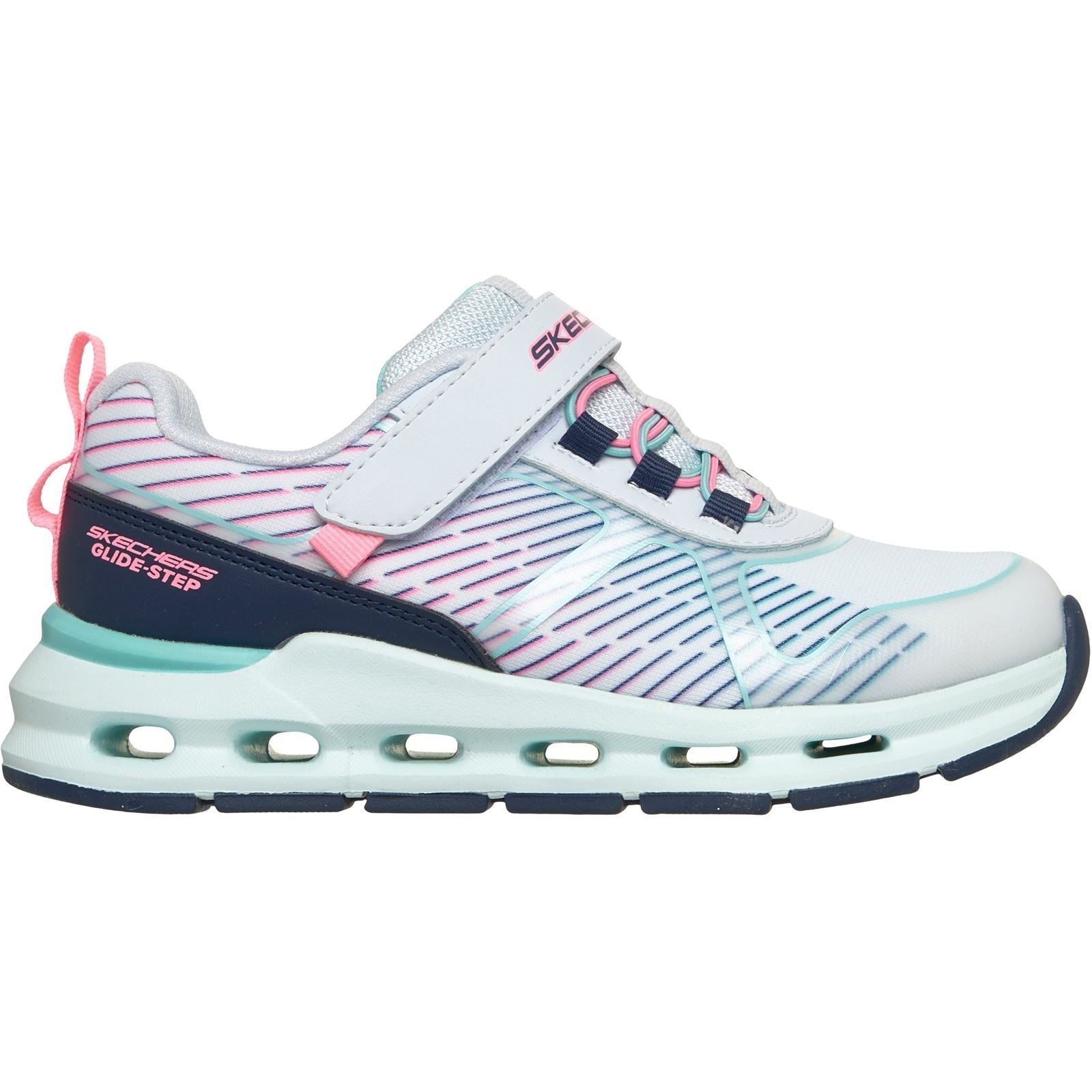 Skechers Glide-Step + Sprint Lines Girl's Mint/Multi Trainers