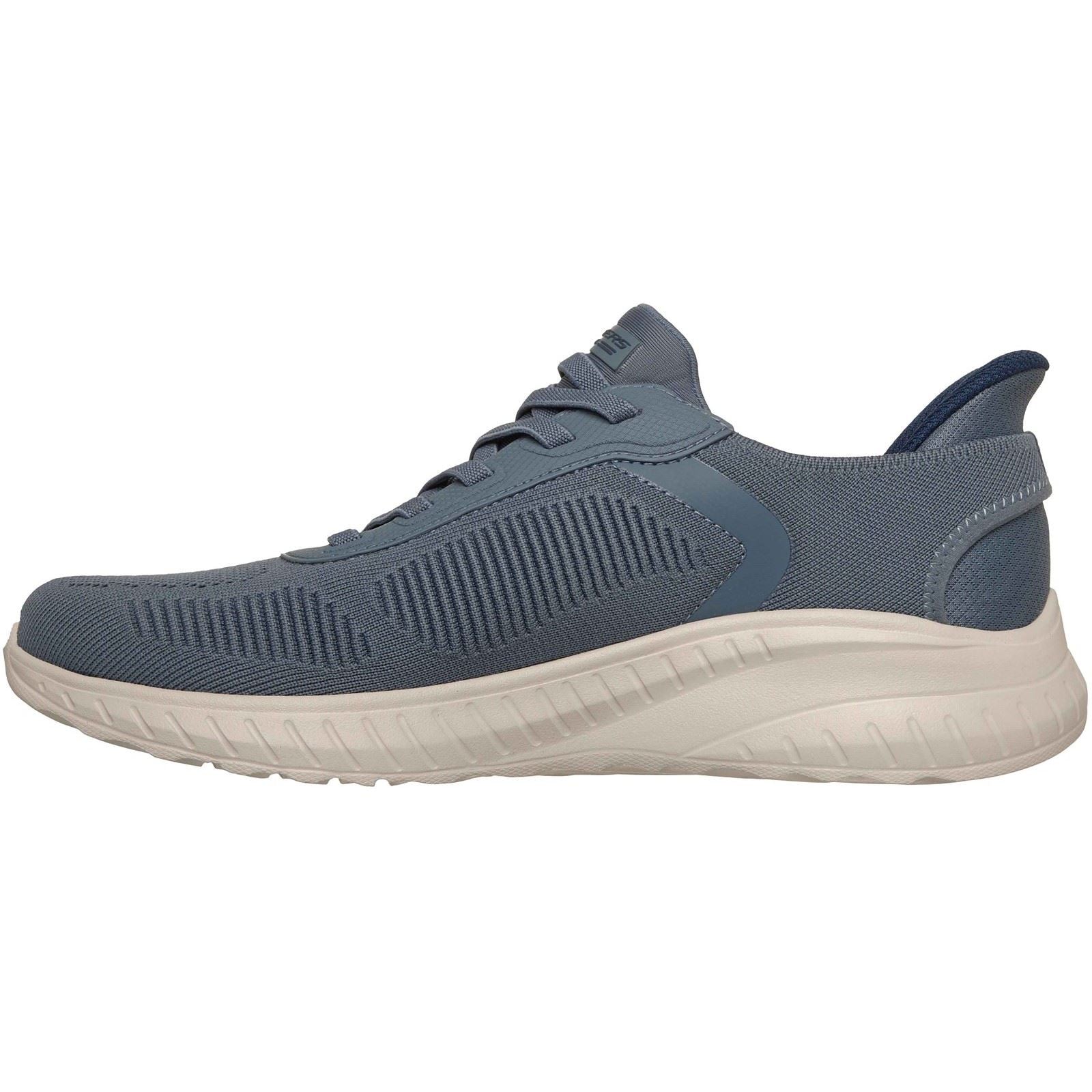 Skechers BOBS Sport Squad Chaos Solid Step Textile Men's Slate Standard Sneakers