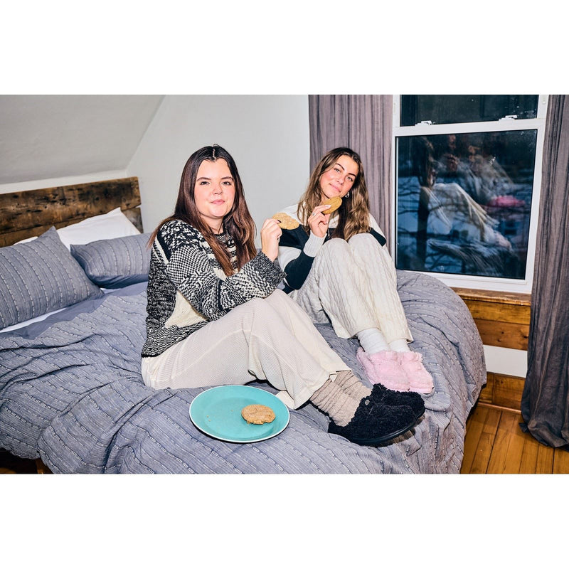 HEYDUDE Wendy Synthetic Women's Black Mules