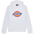 Dickies Icon Logo Polyester Unisex Adults White Hooded Sweatshirt