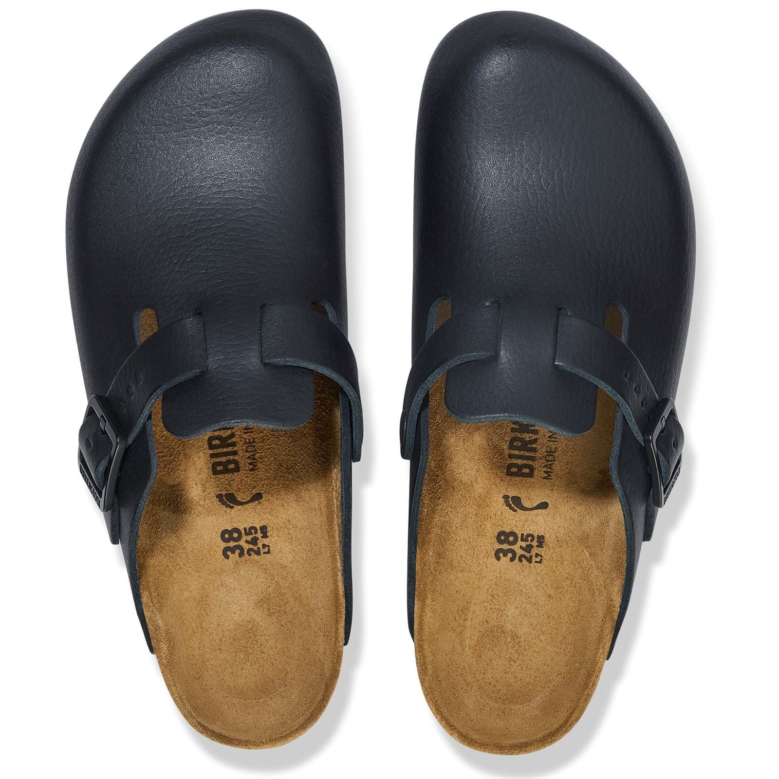 Birkenstock Boston Pro Leather Women's Black Clogs