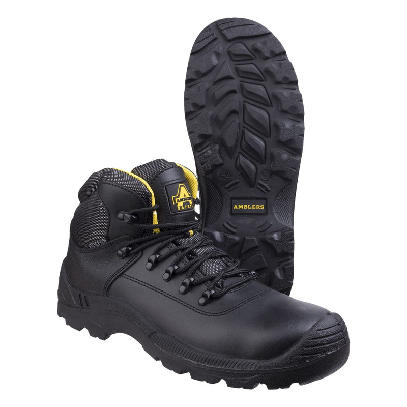 Amblers Safety FS220 Leather Black Safety Boots