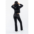Juicy Couture Regal Lisa Polyester Women's Black Track Pants