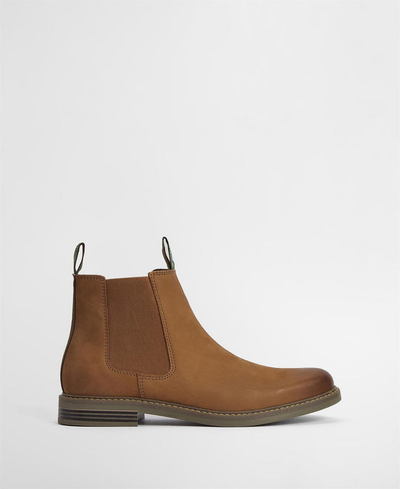Barbour Farsley Leather Men's Dark Tan Chelsea Boots