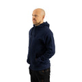 Helly Hansen Workwear Manchester Zip Cotton Men's Blue Hooded Sweatshirt