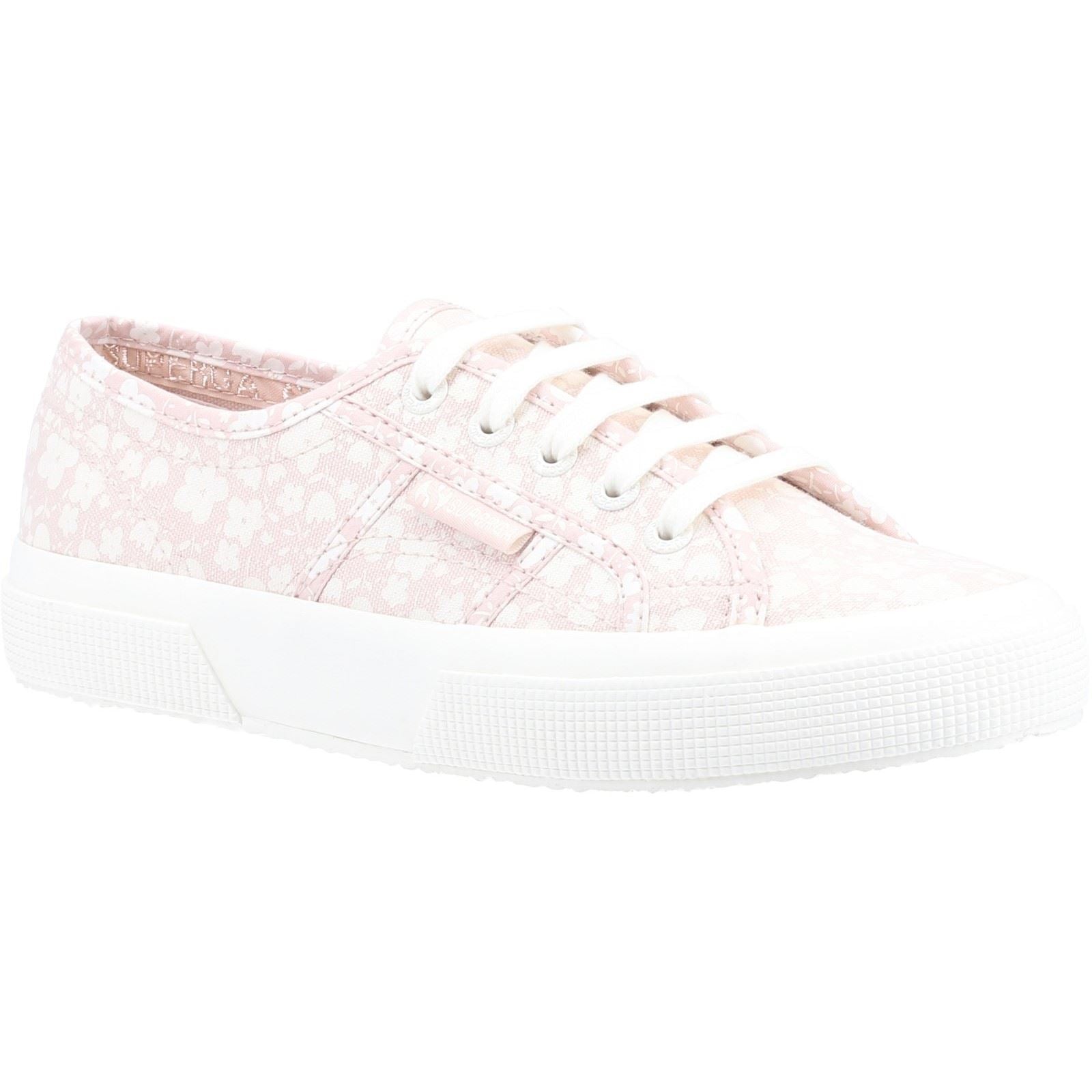 Superga 2750 Print 100% Cotton Women's Pink/White Sneakers