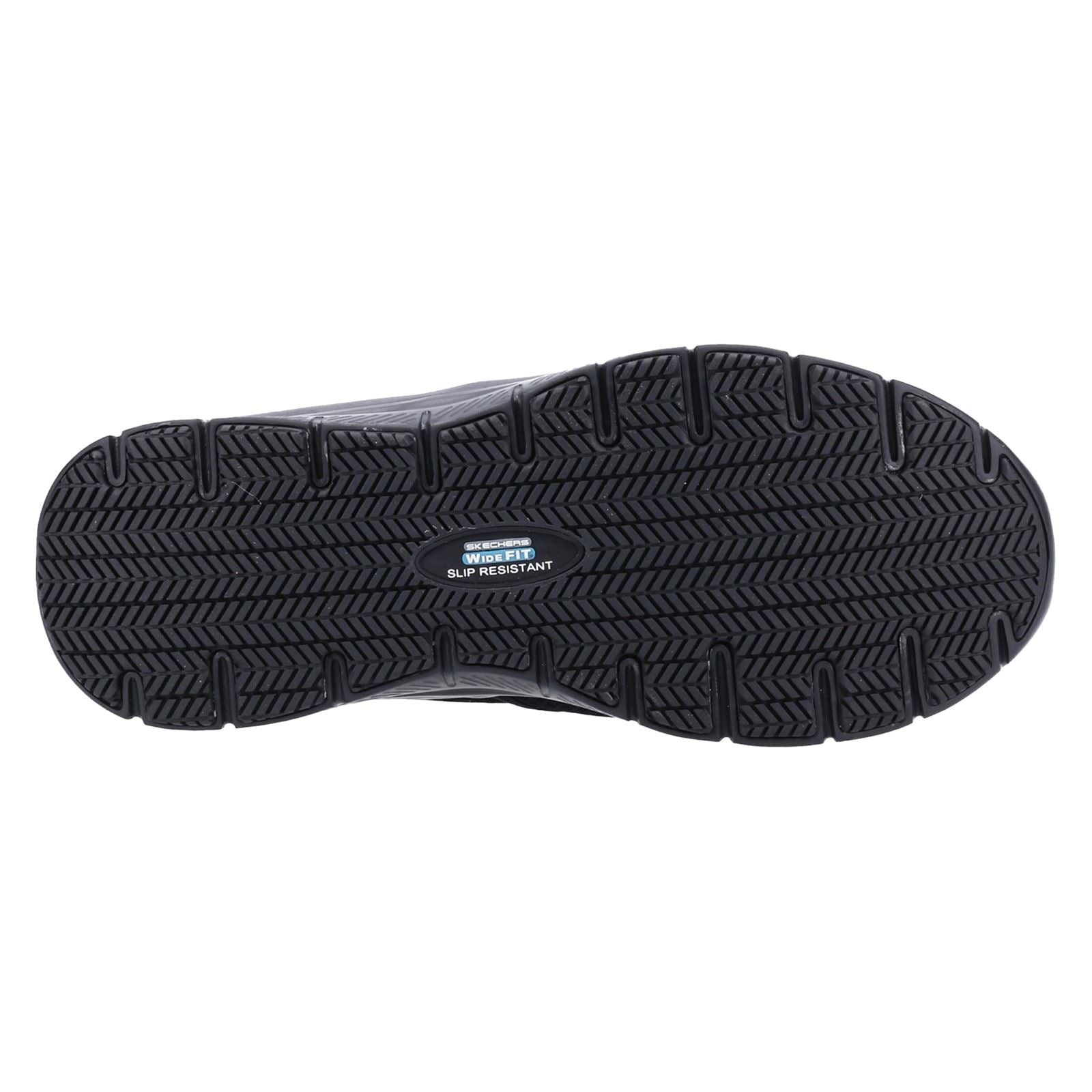 Skechers Workwear McAllen Wide Textile Men's Black Safety Sneakers