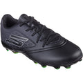 Skechers Performance Skechers Razor 1.5 Jr Youth FG Men's Black/Silver Football Boots