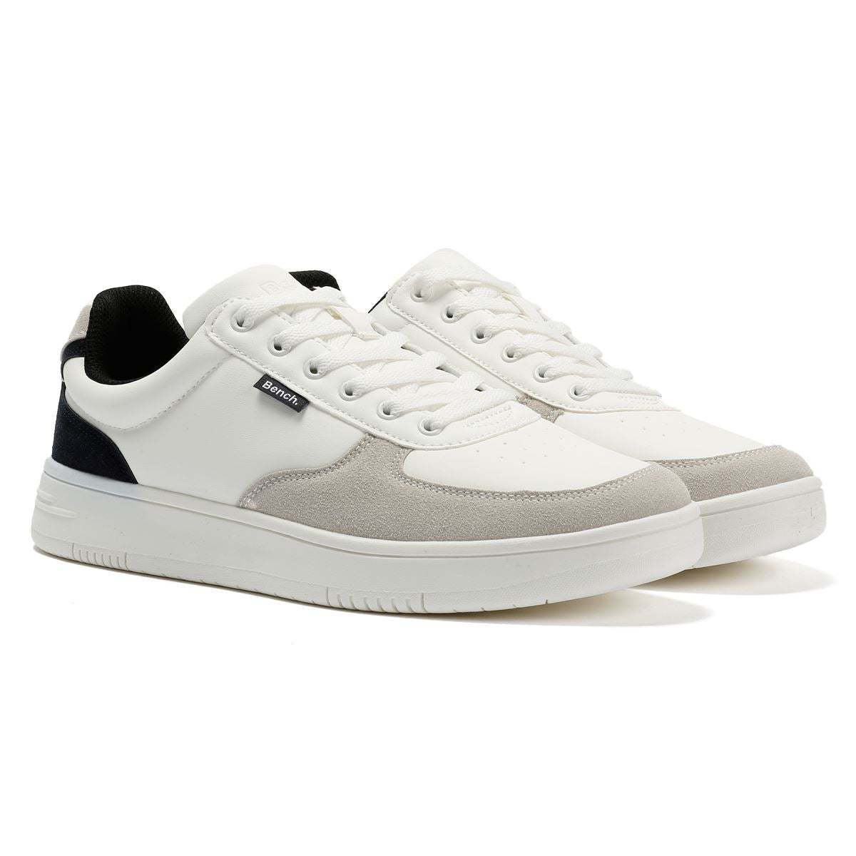 Bench Grainger Men's White/Gray Sneakers