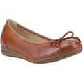 Hush Puppies Lucille Leather Women's Tan Flats