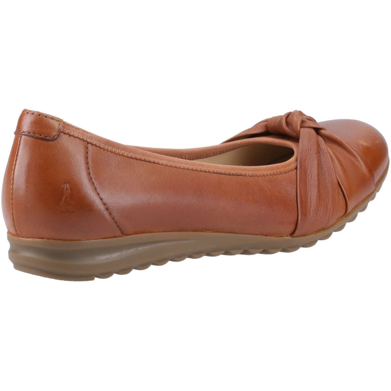 Hush Puppies Lilith Leather Women's Tan Standard Flats – Tower-London.US