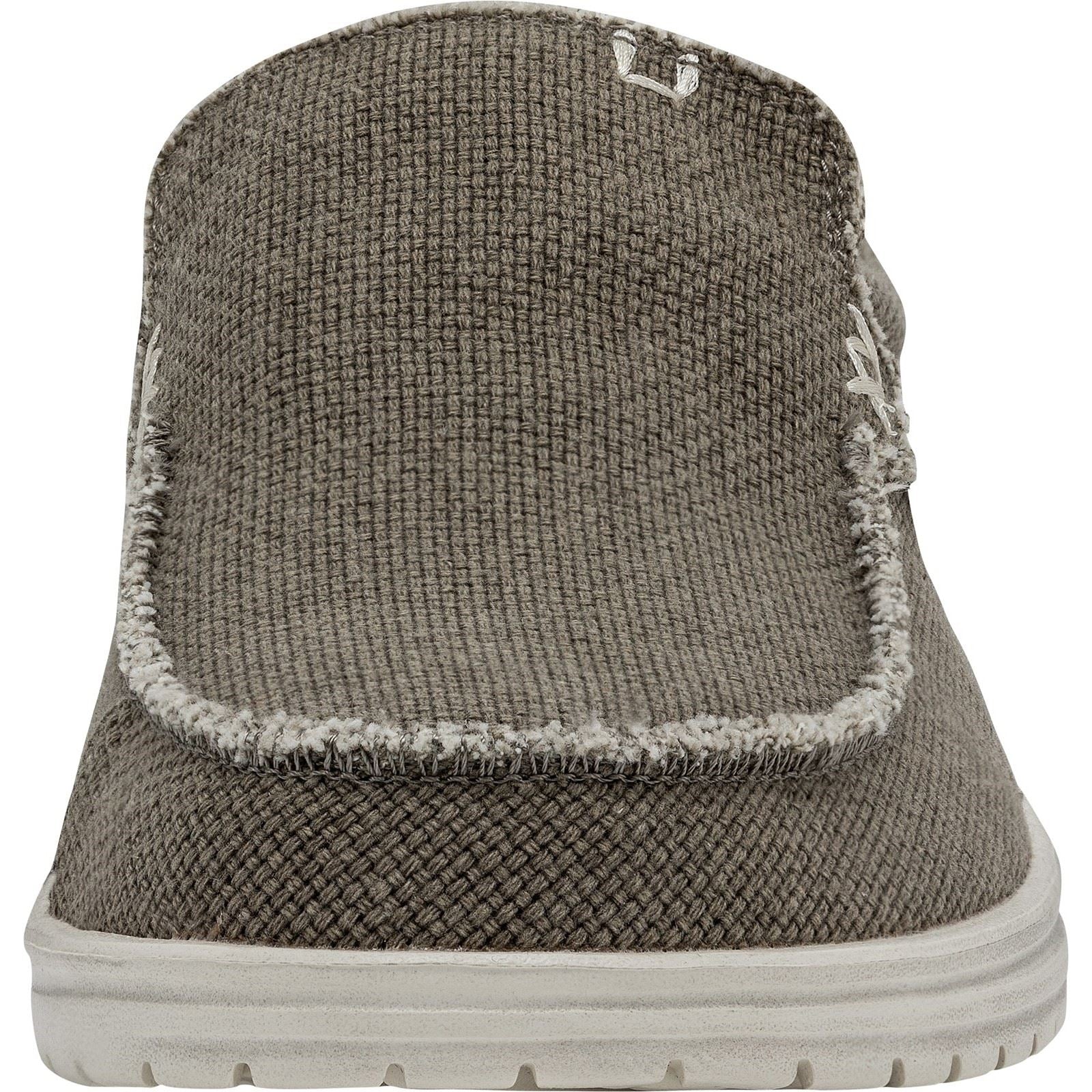 HEYDUDE Mikka Braided Textile Men's Fossil Loafers