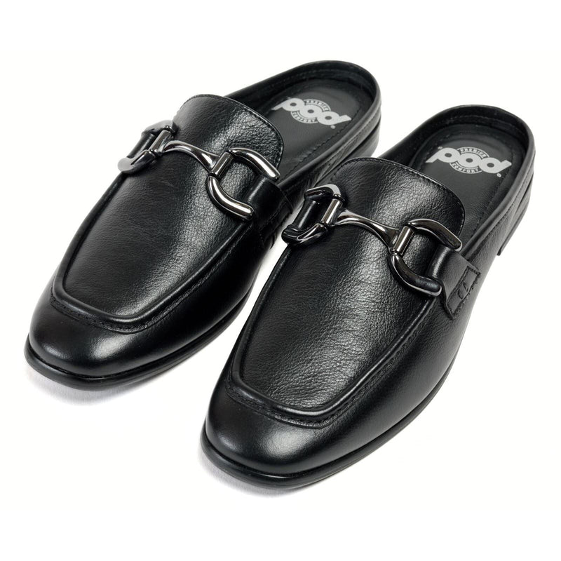 Pod Mila Leather Women's Black Mules