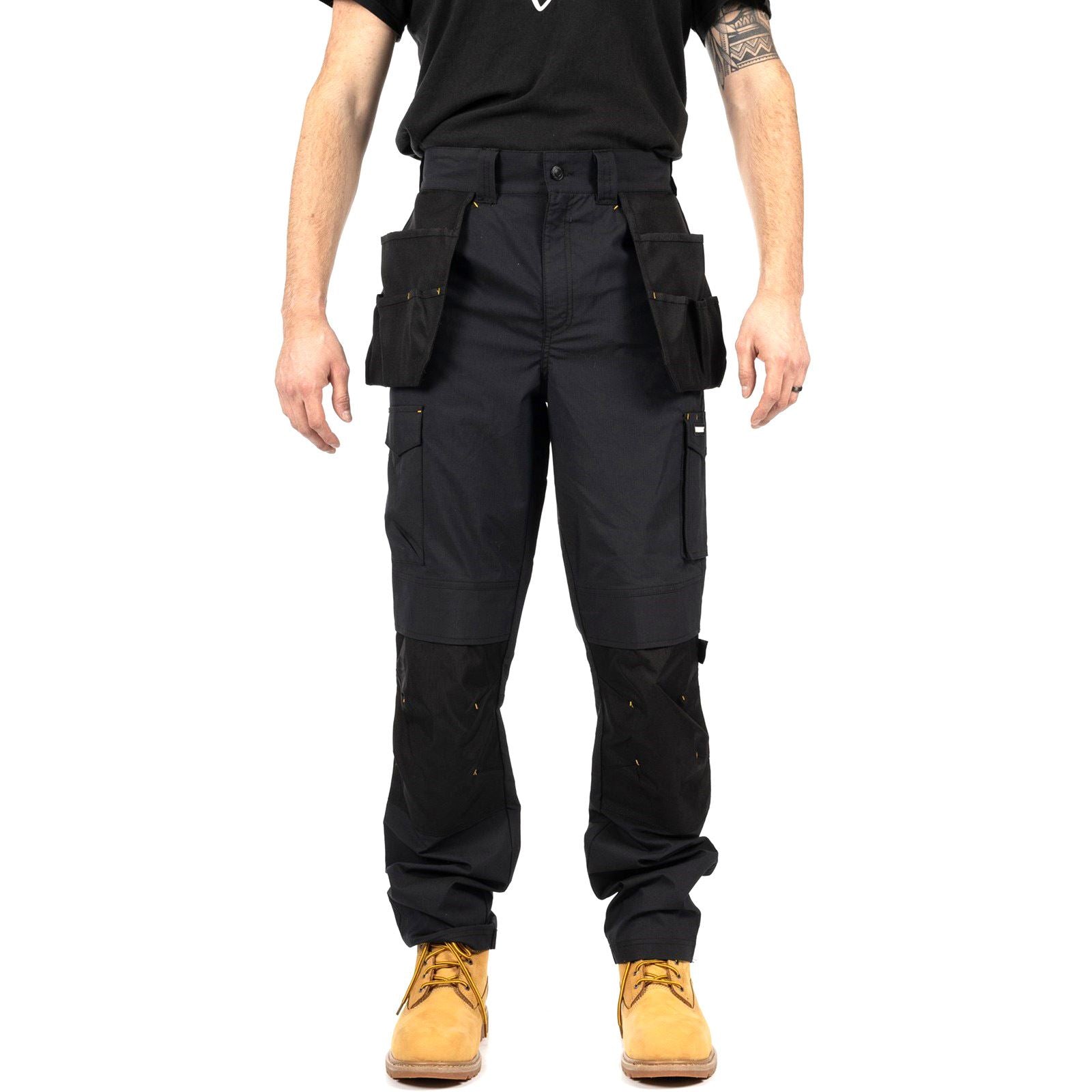 Caterpillar Nexus Holster Stretch Pocket Cotton Men's Black Outdoor Trousers