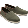 TOMS Alpargata Classic Cotton Blend Men's Dark Sage Espadrilles