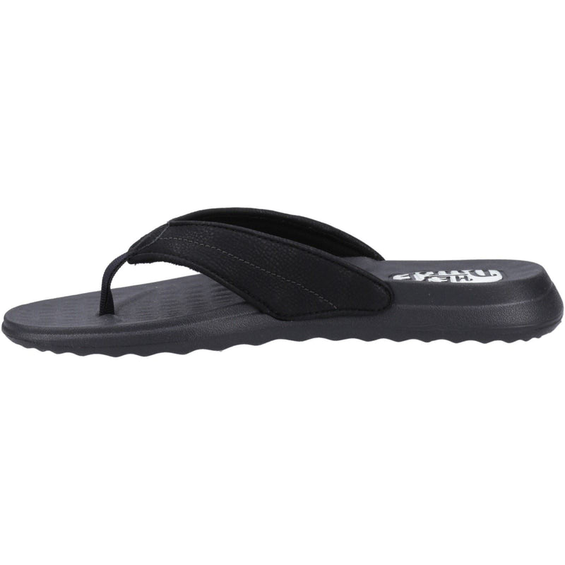 HEYDUDE Christi Flip Classic Polyurethane Women's Black Sandals