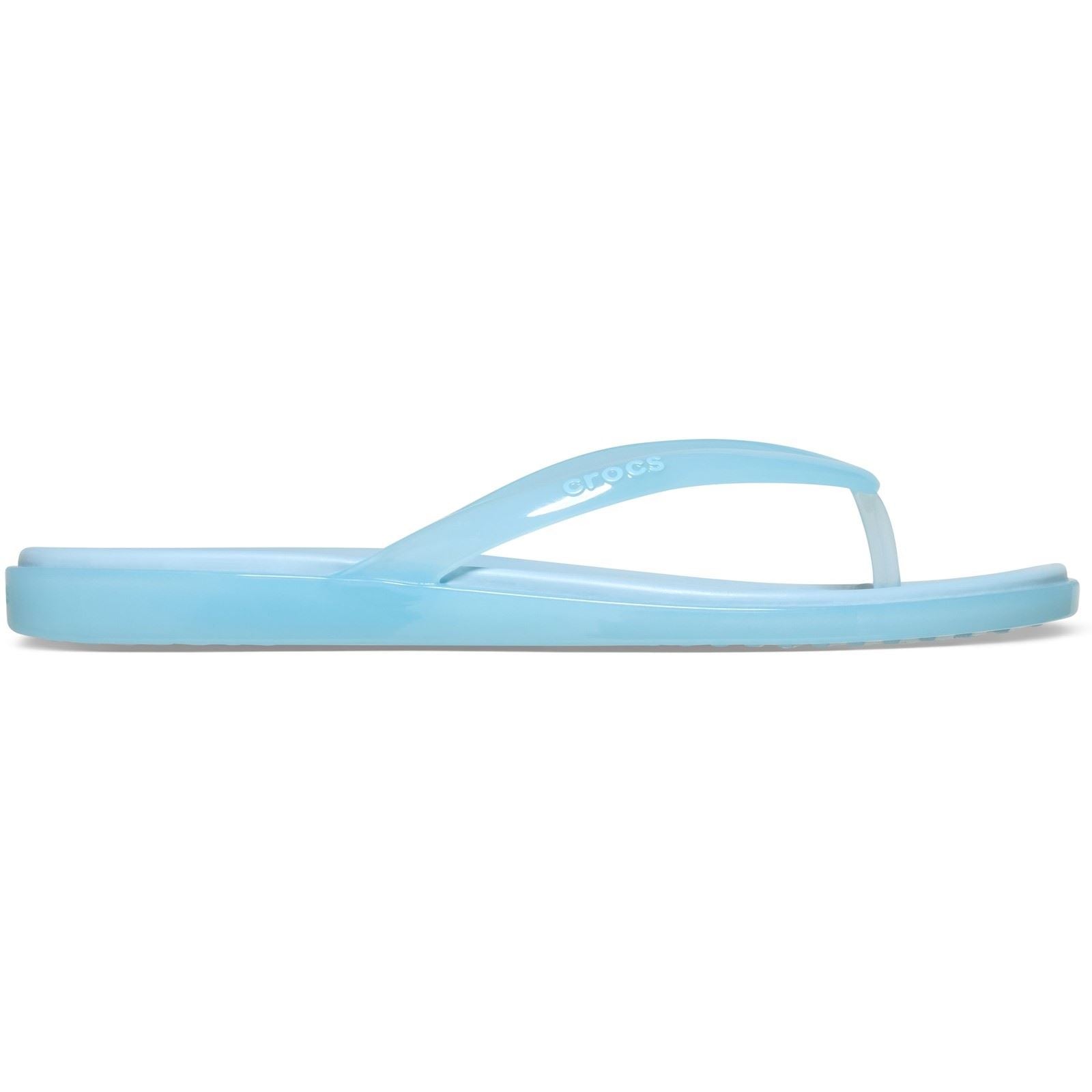 Crocs Miami Round Toe EVA Women's Sky Blue Flip Flops