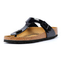 Birkenstock Gizeh Birko-Flor Women's Patent Black Sandals