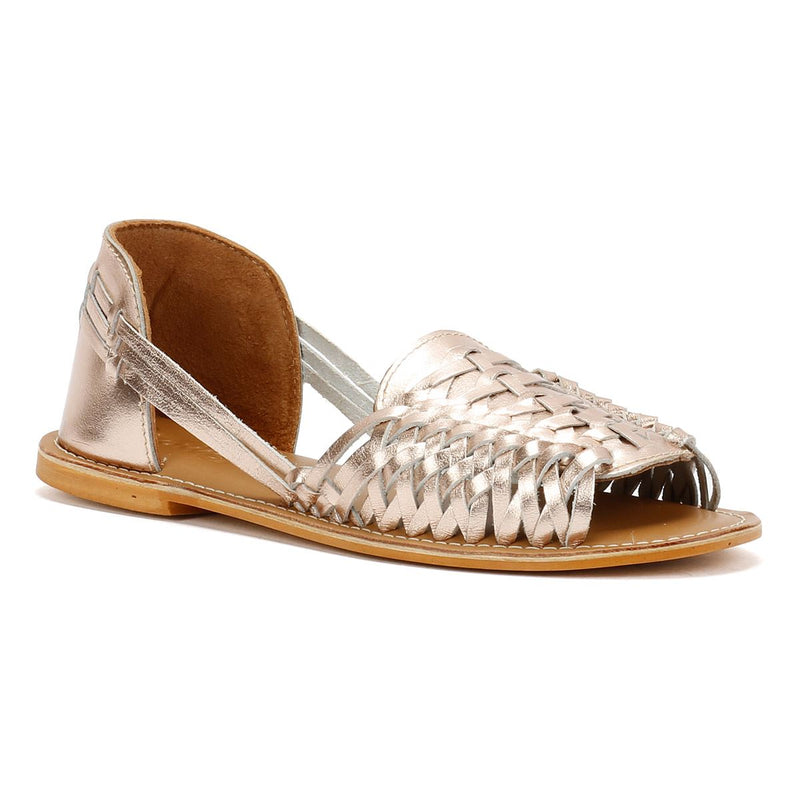 Tower London Hurache Women's Gold Metallic Sandals â Tower-London.US