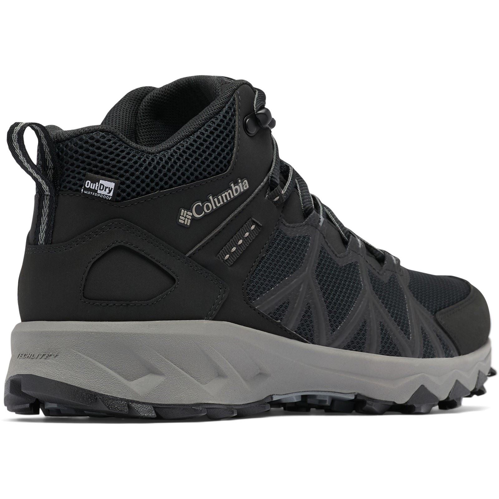 Columbia Peakfreak II Mid Outdry Polyester Men's Black/Titanium II Hiking Boots