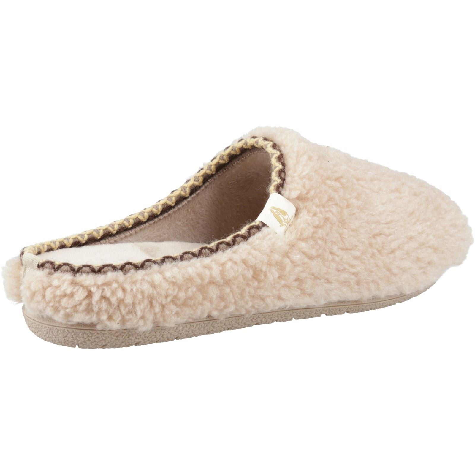 Hush Puppies Good Textile Women's Beige Slippers