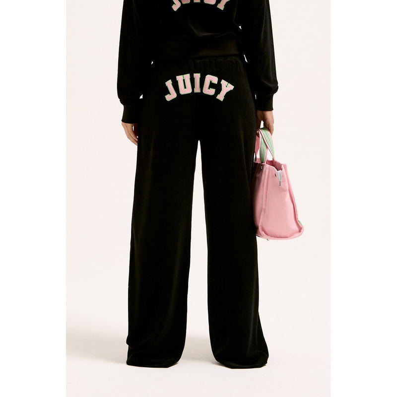 Juicy Couture Regan Trackpant Cotton Women's Black Track Pants