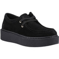 Hush Puppies Bridie Suede Leather Women's Black Moccasins Shoes
