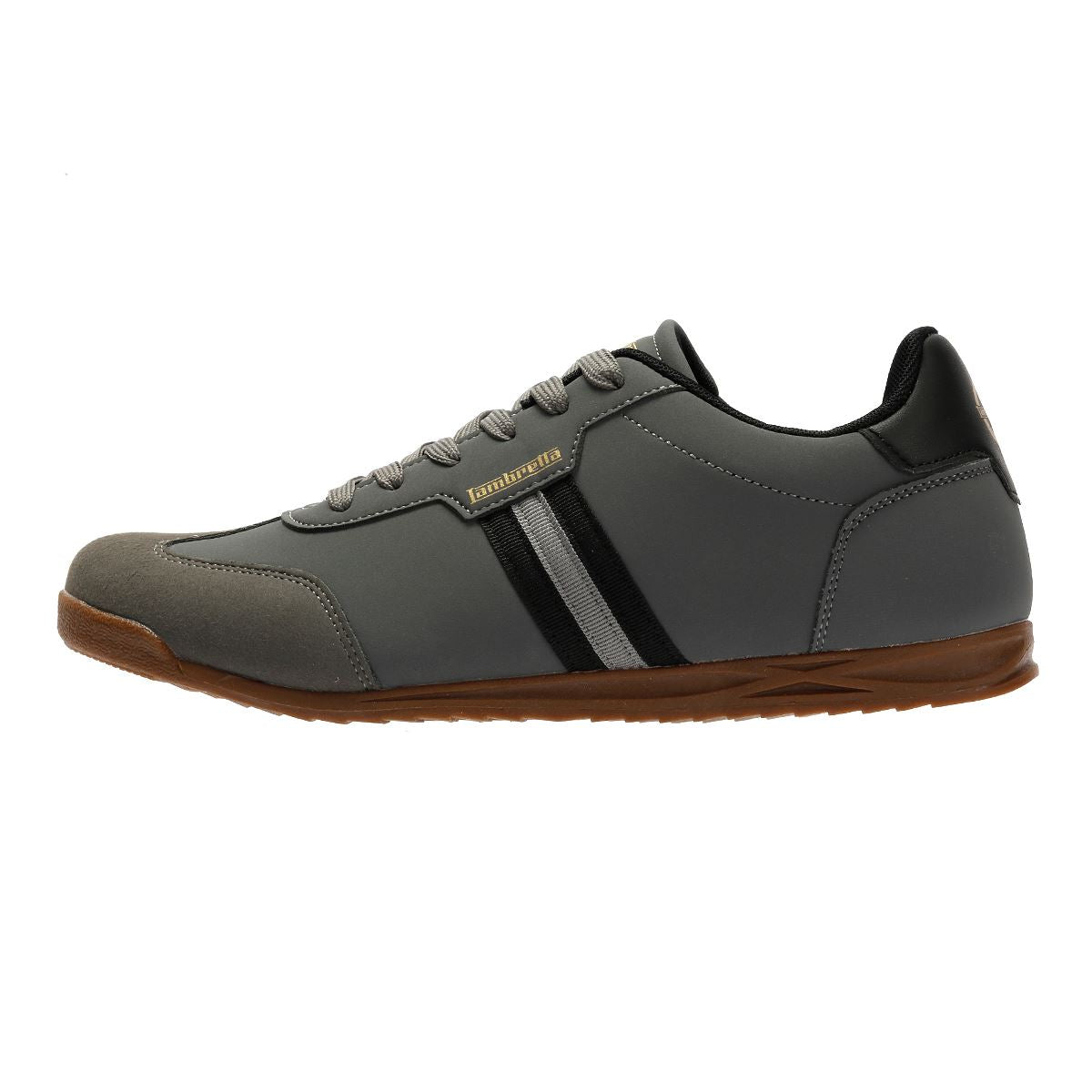 Lambretta Tackle Men's Charcoal/Black Sneakers