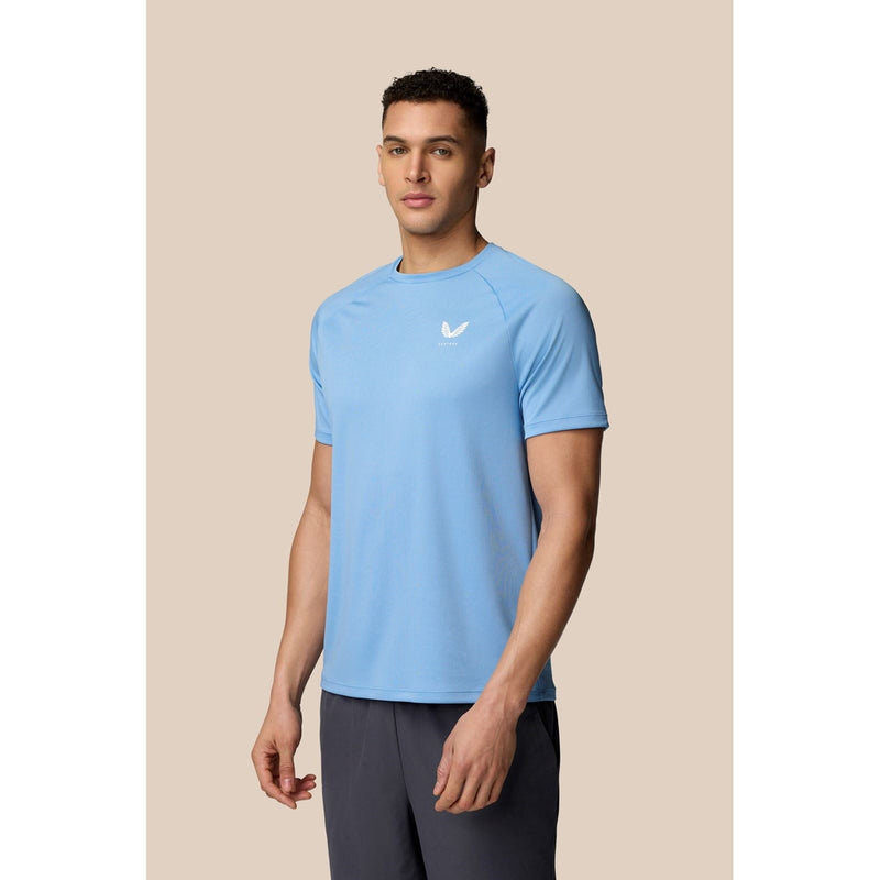 Castore Adapt Training T-Shirt Polyester Men's Blue Activewear T-Shirts