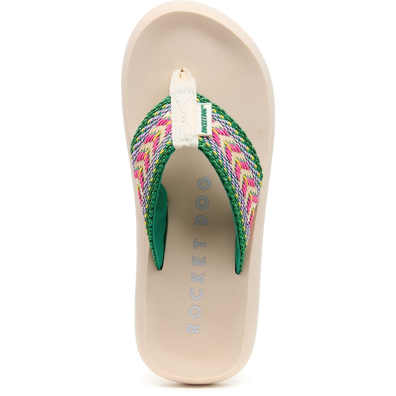 Rocket Dog Spotlight Madison Cotton Women's Green/Multi Sandals