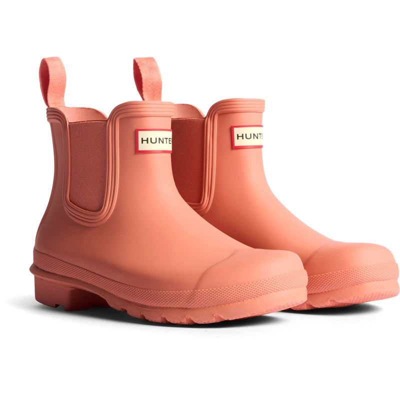 Hunter Original Chelsea Boot Rubber Women's Terracotta Wellington Boots