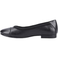 Hush Puppies Emma Senior Leather Girls's Black Ballet Flats