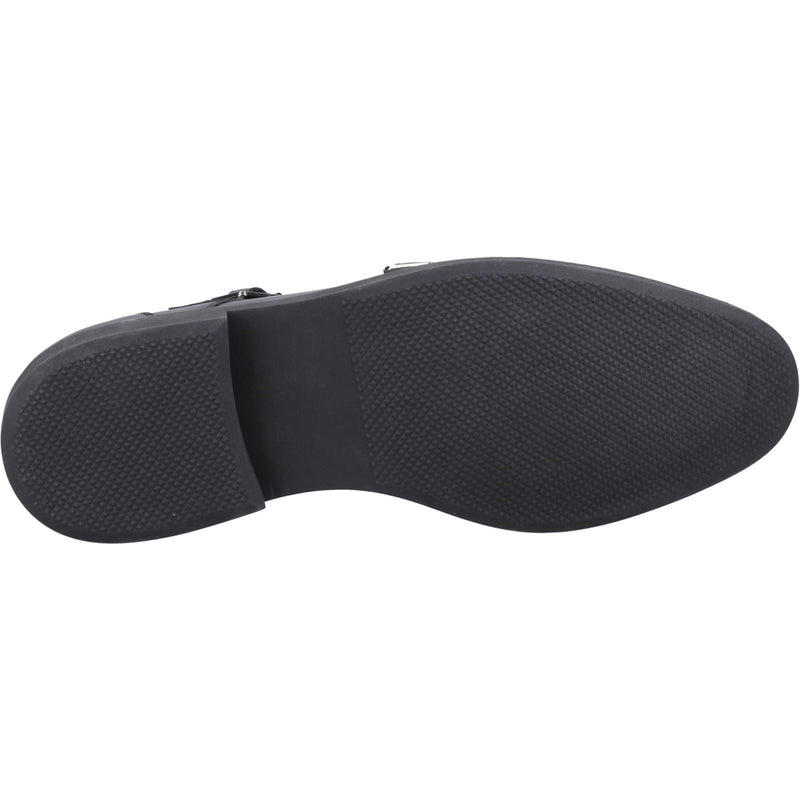 Hush Puppies Kane Leather Men's Black Double Monk Shoes