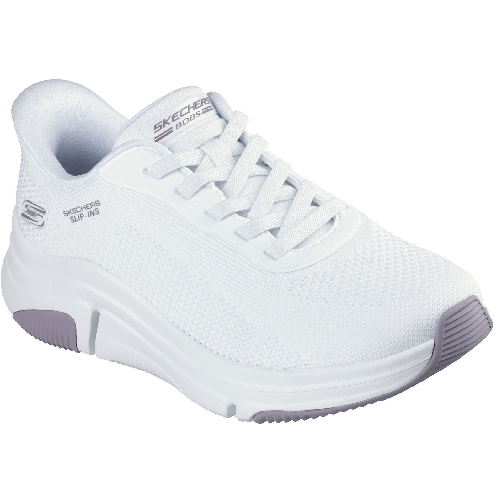 Skechers BOBS Sparrow Flex Too You Textile Women's White Sneakers