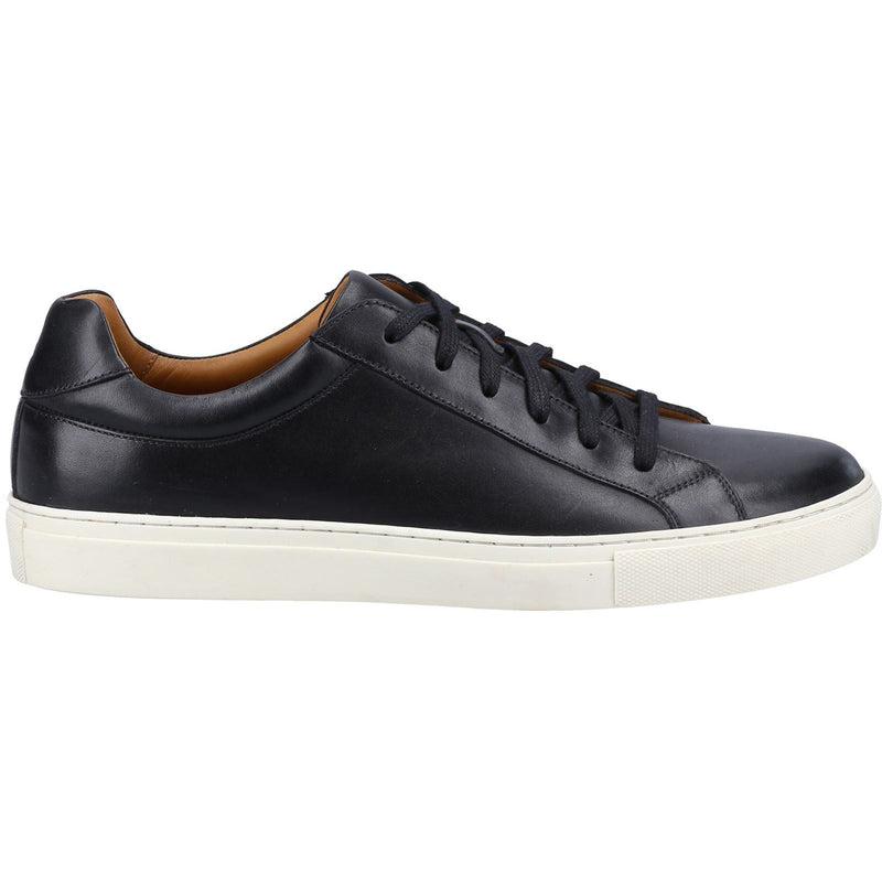 Hush Puppies Colton Leather Men's Black Sneakers