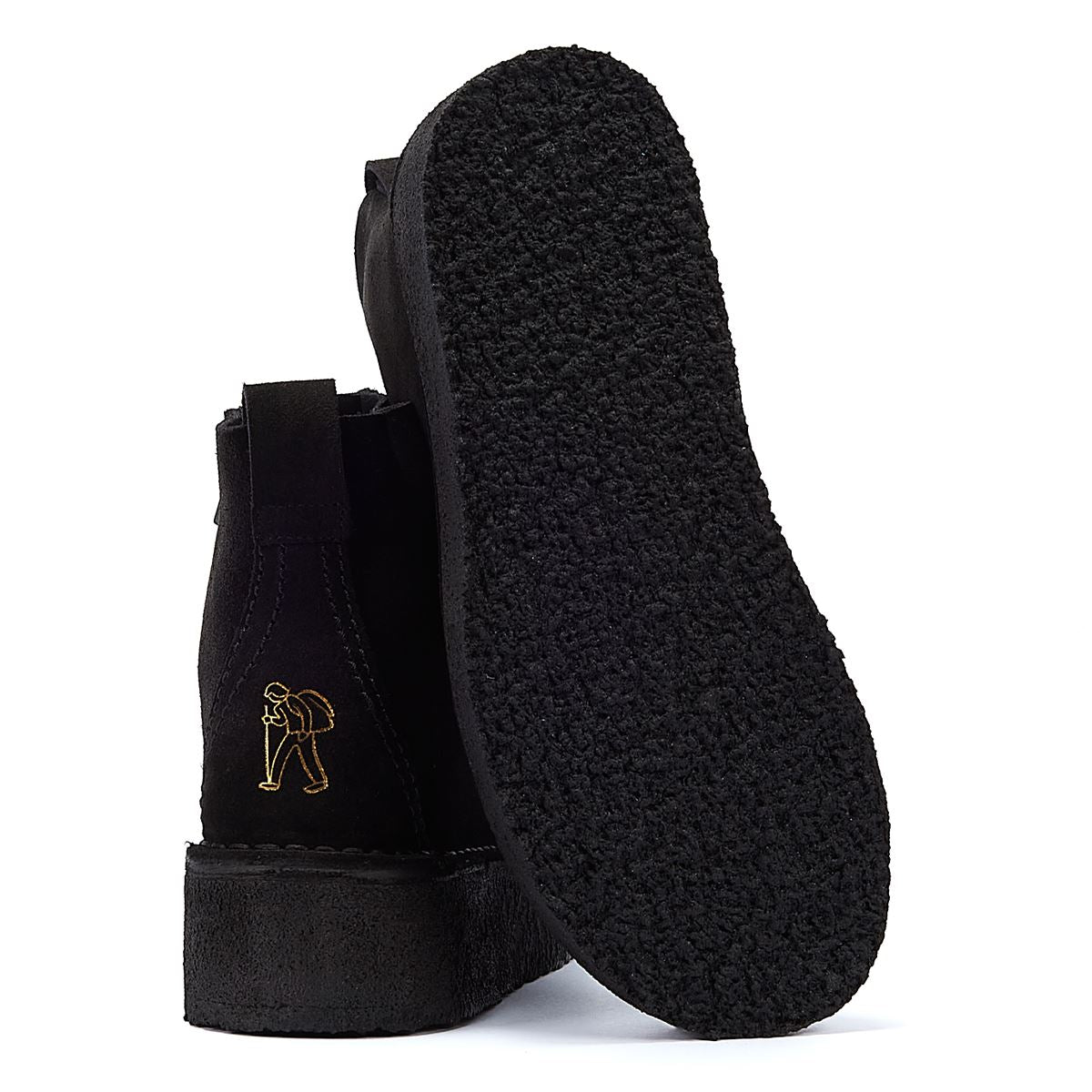 Clarks Originals Trek Wedge Suede Women's Black Boots