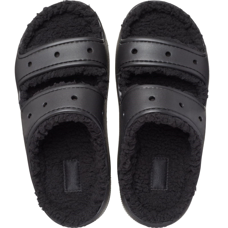 Crocs Classic Cozzzy Thermoplastic Women's Black Sandals