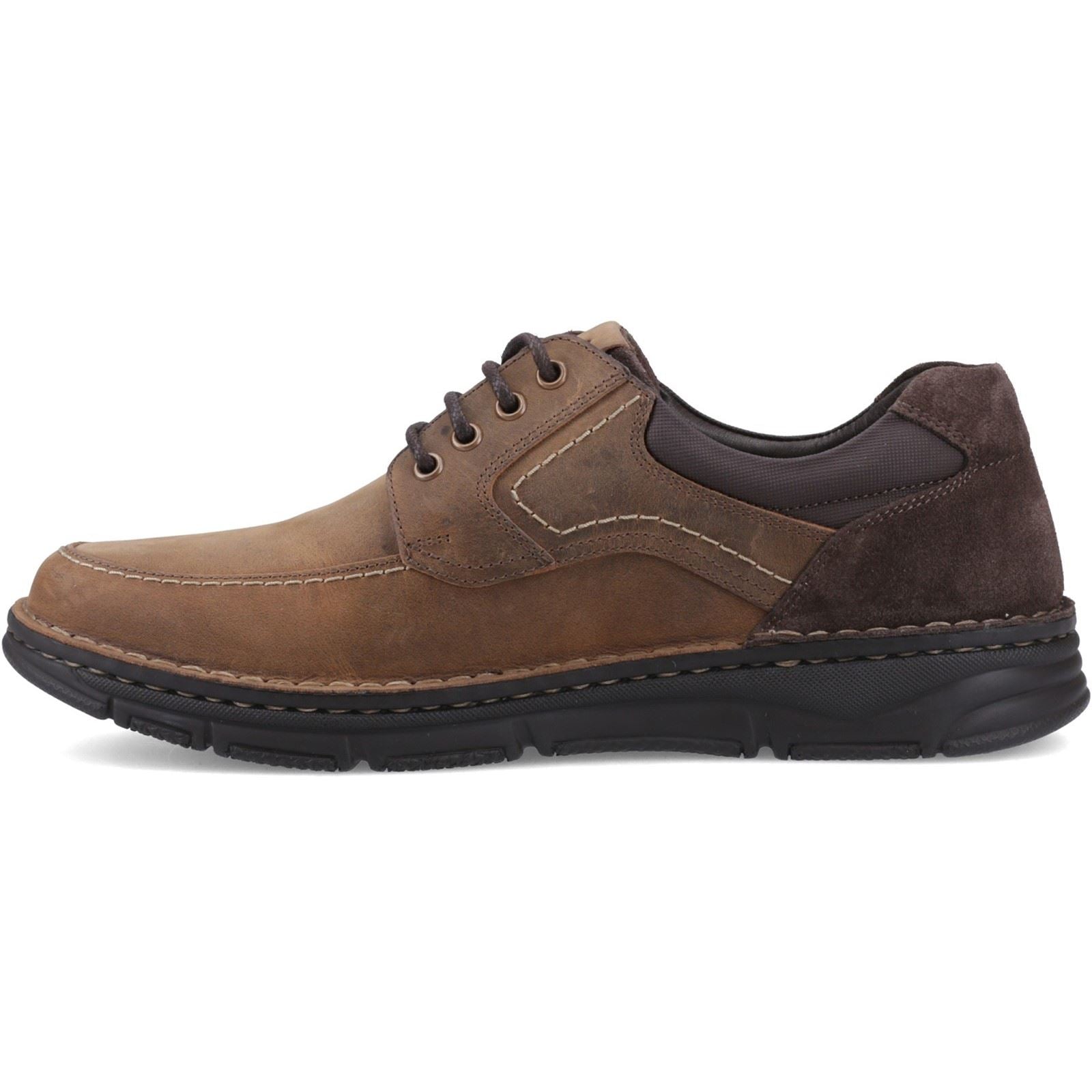 Hush Puppies Franklin Lace Up Leather Men's Tan Loafers