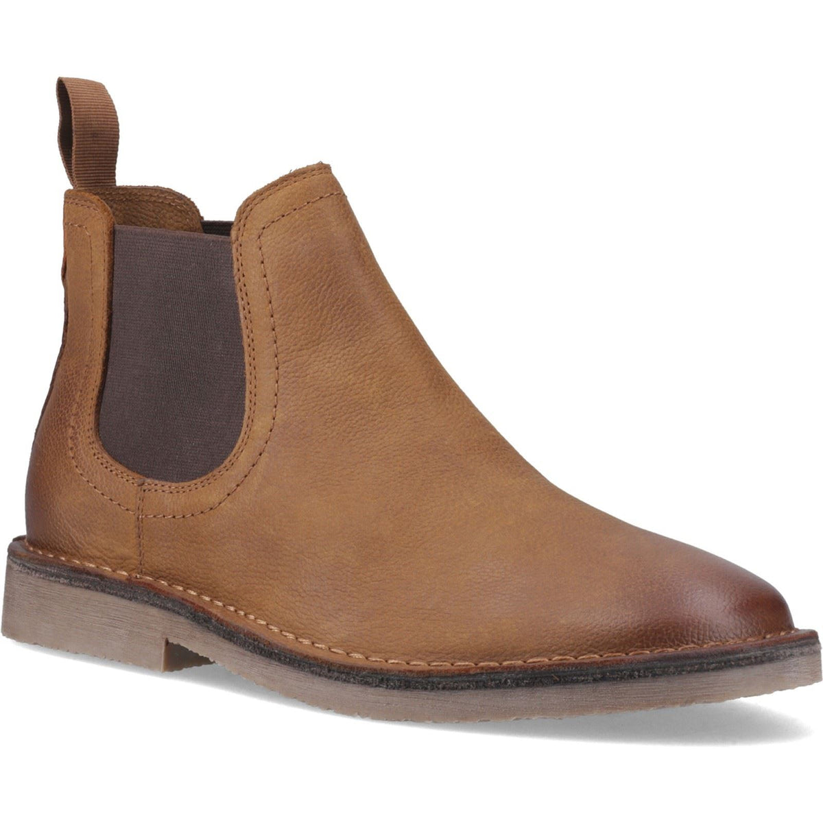 Hush Puppies Shaun Leather Men's Tobacco Boots