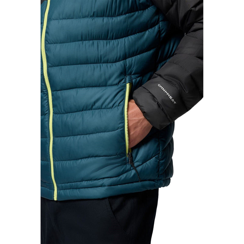 Columbia Powder Lite II Hooded Jacket Men's Blue Puffer Jacket