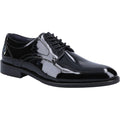 Hush Puppies Damien Lace Up Patent Leather Men's Black Patent Lace-Up Shoes