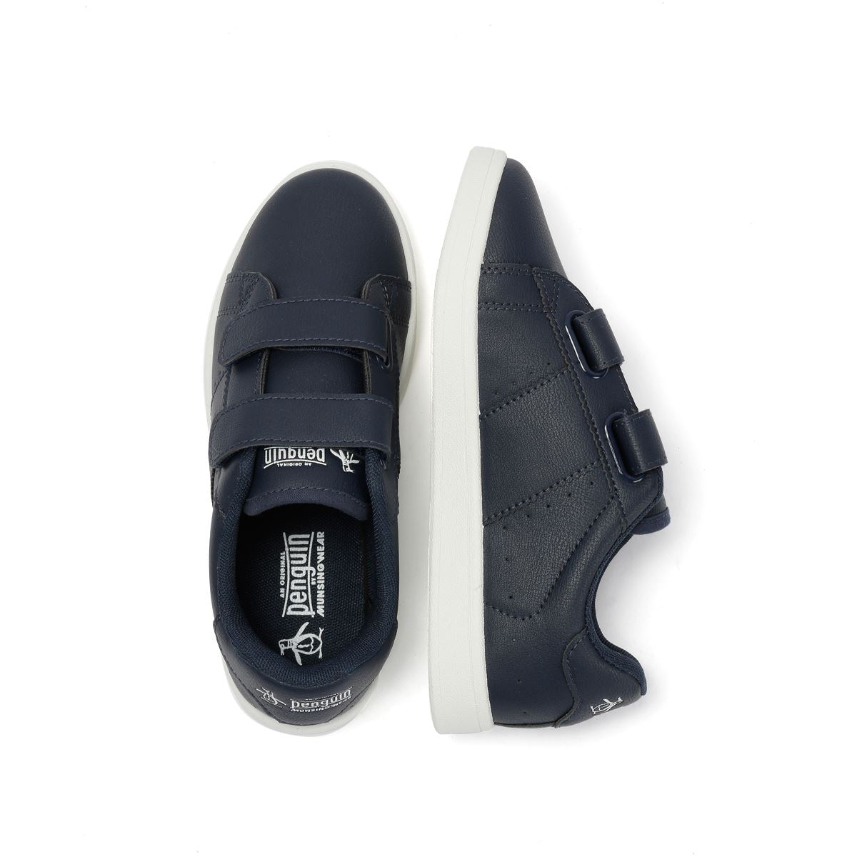 Penguin Junior Marble Navy Sneakers