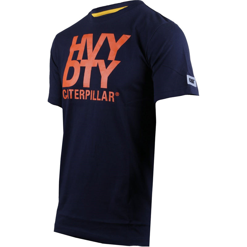 Caterpillar Heavy Duty Cotton Men's Black T-Shirt