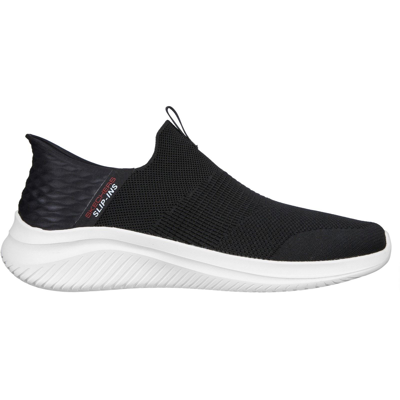 Skechers Ultra Flex 3.0 Smooth Step Synthetic Men's Black Sneakers
